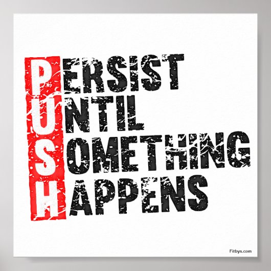 望ストップみ開始レトロスタイル ポスター (正面)