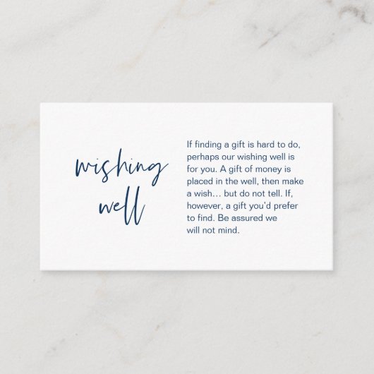 望モダンみ結婚、お金の賜物 エンクロージャーカード (正面)