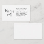 望モダンみ結婚、お金の賜物 エンクロージャーカード (正面/裏面)