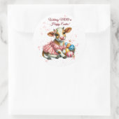 望モーむハッピーイースター! ラウンドシール (バッグ)