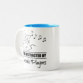 望増木に迷いやすい不思議な猫 ツートーンマグカップ (正面左)