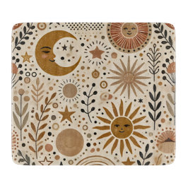 望峰の天日文様 カッティングボード