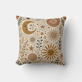 望峰の天日文様 クッション