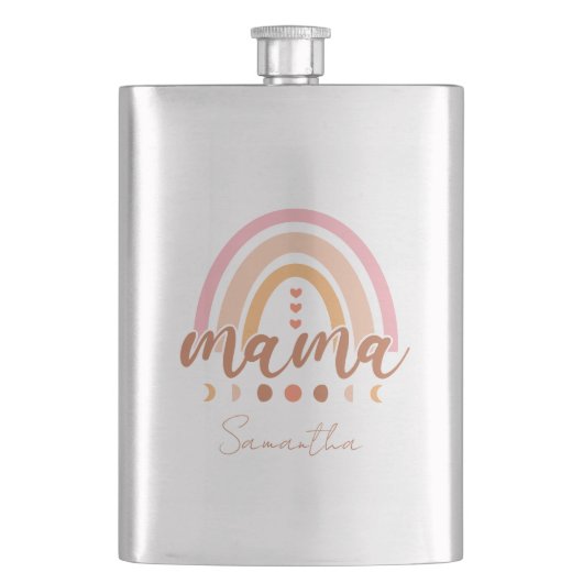 望峰レインボーママ満月フェイズ フラスク (正面)