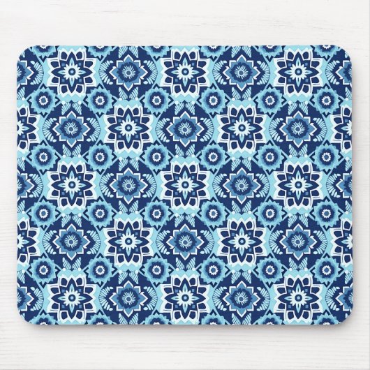 望峰鮮やかシック曼荼羅模様 マウスパッド (正面)