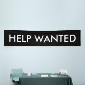 望救済みカスタマイズ可能白黒バナー 横断幕 (トレードショー)