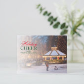 望楼および都市公園との氷のフェスティバル シーズンポストカード (スタンド正面)