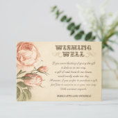 望結婚ましいヴィンテージカード エンクロージャーカード (スタンド正面)