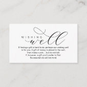 望結婚み好きモダンでミニマル エンクロージャーカード (正面)