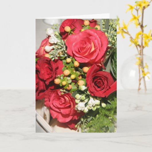 望結婚み カード (黄色い花)