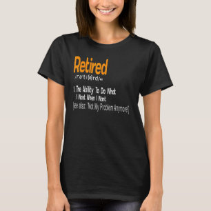 望退職したみ通りに Tシャツ