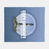 望遠岬国立公園 フリースブランケット (正面(横))