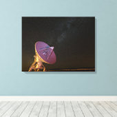 望遠鏡の天の川 | San Agustin New Mexico キャンバスプリント (インサイチュ (ウッドフロア))