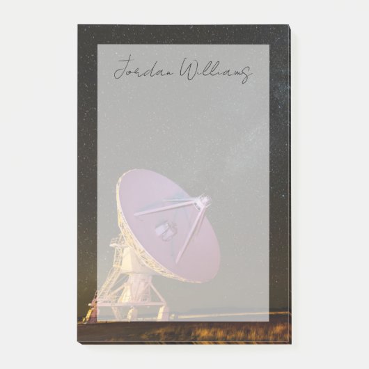 望遠鏡の天の川 | San Agustin New Mexico ポストイット (正面)