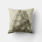 望遠鏡アンティーク科学機器18世紀 クッション (裏面)