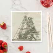 望遠鏡アンティーク科学機器18世紀 スタンダードランチョンナプキン (インサイチュ)