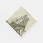 望遠鏡アンティーク科学機器18世紀 スタンダードランチョンナプキン (角)