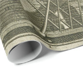 望遠鏡アンティーク科学機器18世紀 ラッピングペーパー (ロールコーナー)