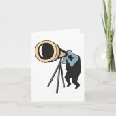 望遠鏡ノートカード カード (正面)