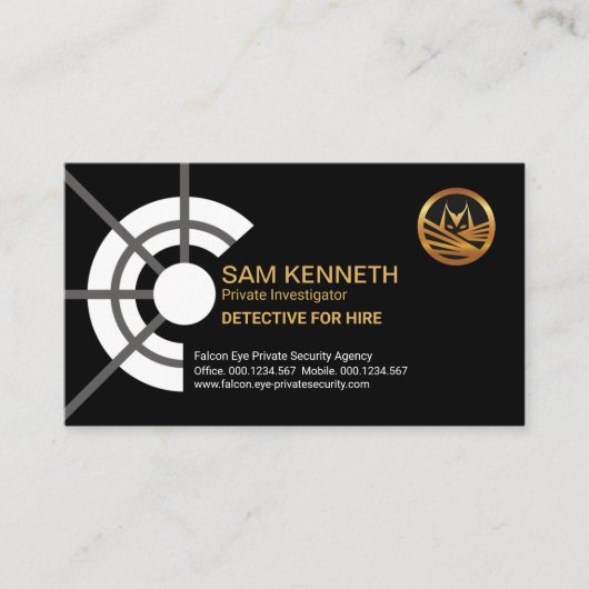 望遠鏡式アイガンスコープ私立調査員 名刺 (正面)