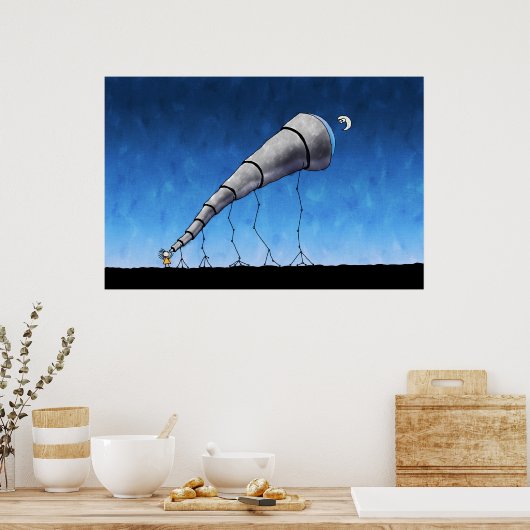 望遠鏡 ポスター (キッチン)