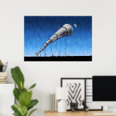 望遠鏡 ポスター (ホームオフィス)