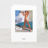 望遠鏡Pinの赤毛 カード (裏面)