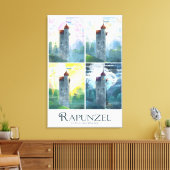 朝から晩までラプンツェル キャンバスプリント (インサイチュ (リビング))