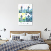 朝から晩までラプンツェル キャンバスプリント (インサイチュ (寝室))