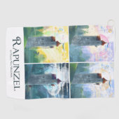 朝から晩までラプンツェル ゴルフタオル (横)