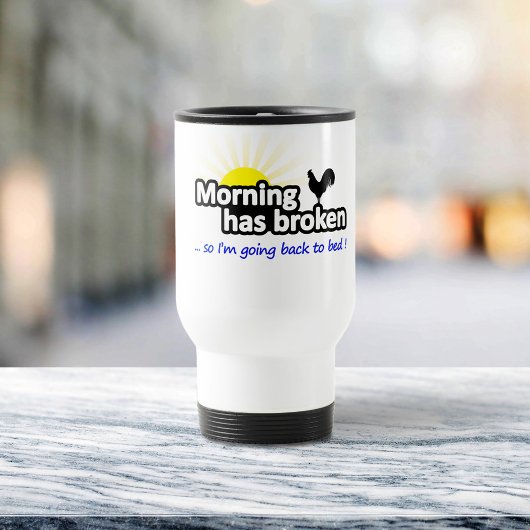 朝が切れたのでベッドに戻る トラベルマグ