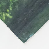 「朝が割れた」中フリースブランケット フリースブランケット (角)