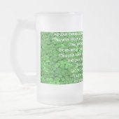 朝が喜びと夕べを フロストグラスビールジョッキ (左)