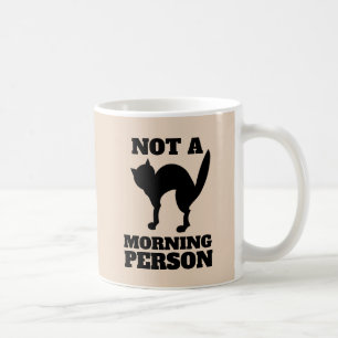 朝が弱い猫 コーヒーマグ コーヒーマグカップ