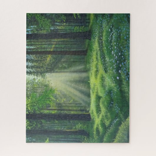 朝が暮れた ジグソーパズル (縦)