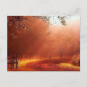 朝が暮れた ポストカード (正面)