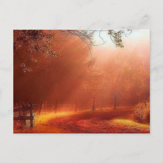 朝が暮れた ポストカード (正面)