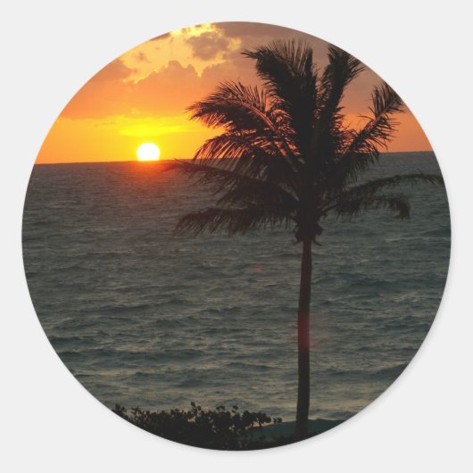 朝が暮れた ラウンドシール (正面)