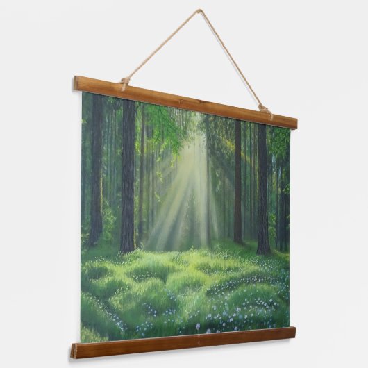 朝が暮れた 吊り下げ型タペストリー (傾斜あり)