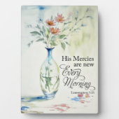 朝ごとに新たな彼の慈しみ フォトプラーク (正面)