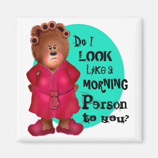 朝ではない人 マグネット (正面)