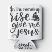 朝になってイエス与え様を起こす 缶クーラー (裏面)