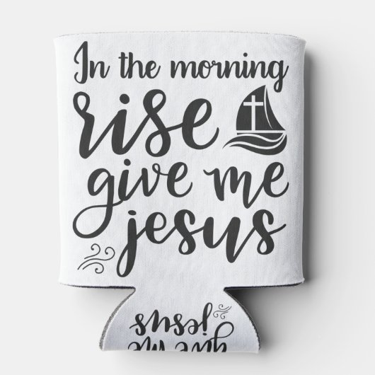 朝になってイエス与え様を起こす 缶クーラー (裏面)