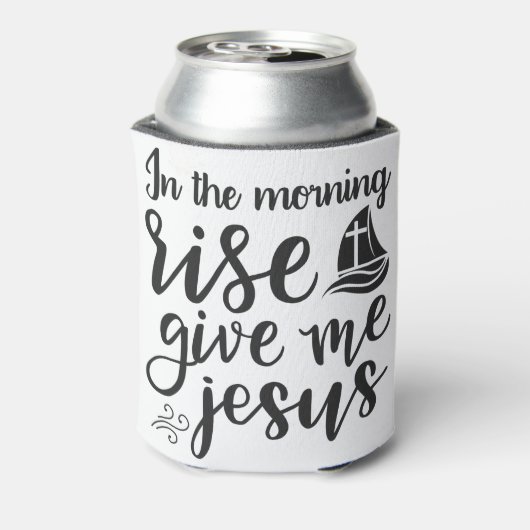 朝になってイエス与え様を起こす 缶クーラー (缶裏面)