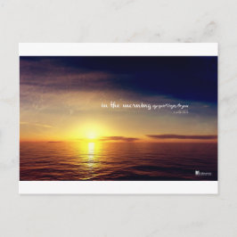 朝になって私の魂があなたを待ち望む ポストカード