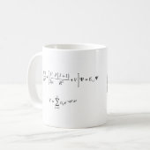 朝にシュレーディンガー方程式はどう? コーヒーマグカップ (正面左)