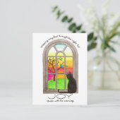 朝に喜びが来る 霊感 ポストカード (スタンド正面)