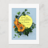 朝に。 ポストカード (正面)