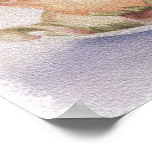 朝のお茶時間 ポスター (角)