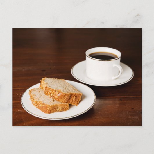 朝のお茶…誰か？ ポストカード (正面)